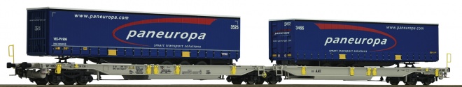 Articulated intermodal car of AAE with 2 trailers<br /><a href='images/pictures/Roco/179245.jpg' target='_blank'>Full size image</a>